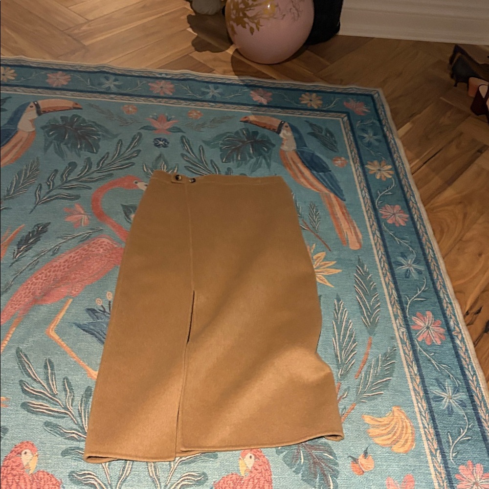 Proenza Schouler Camel Wool Skirt - Picture 1 of 9